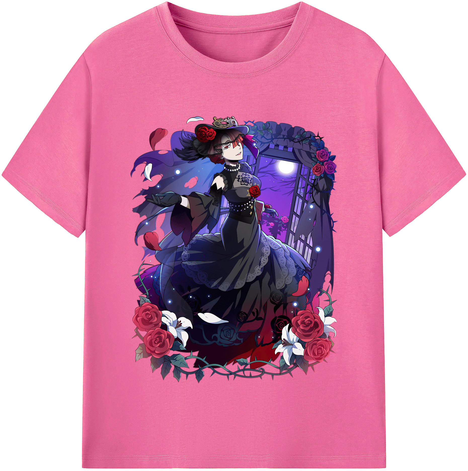 （画像用） 文豪ストレイドッグス Bungo Stray Dogs レディースカジュアルプリントTシャツ（綿100％）